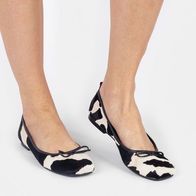 Sapatilha com Laço Animal Print