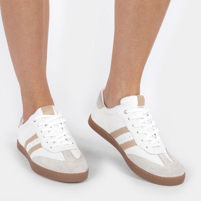 Tênis Casual Bicolor Branco