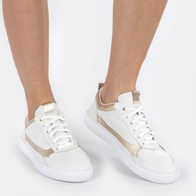 Tênis Casual Bicolor Branco