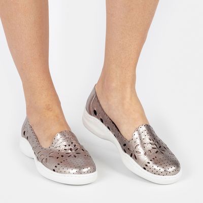 Tênis Slip On Flores Ônix
