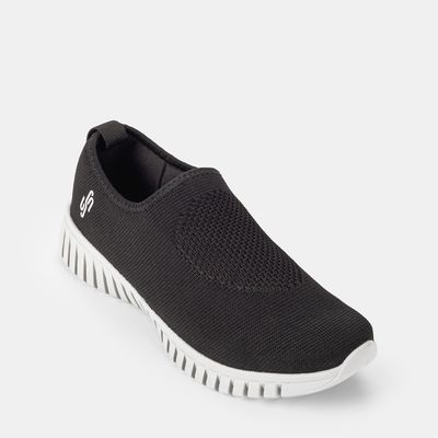 Tênis slip on Usaflex bicolor Preto