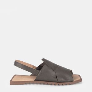 Rasteira Bico Quadrado Verde