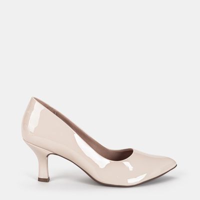 Scarpin Salto Taça Off White