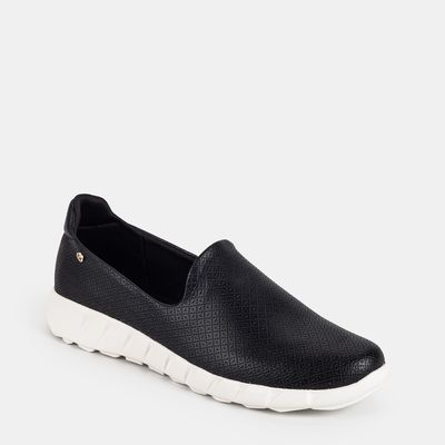 Tênis Piccadilly Slip On Preto