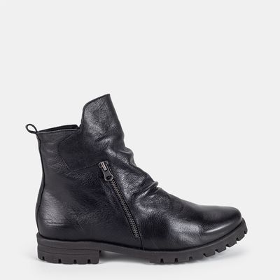 Bota tratorada c/ zíperes Preto 2