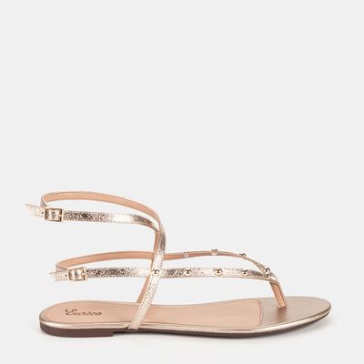 Rasteira de Dedo c/ Enfeites Esféricos Ouro