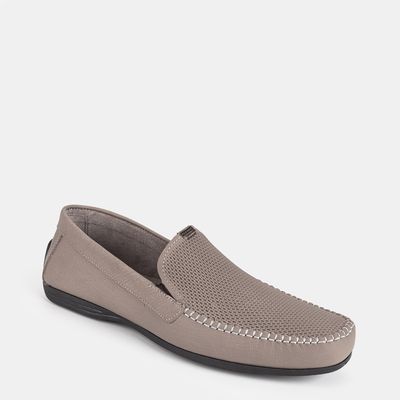 Mocassim Casual Pegada Cinza