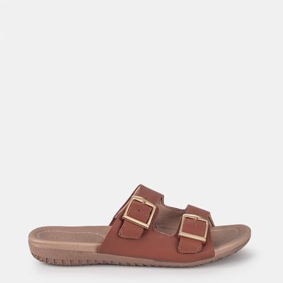 Chinelo Birken Usaflex Marrom Claro