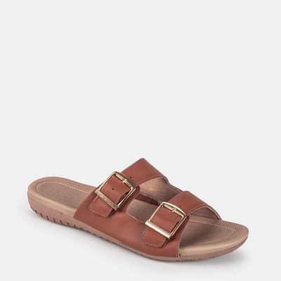 Chinelo Birken Usaflex Marrom Claro