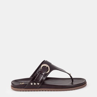 Papete De Dedo C/ Fivela Marrom