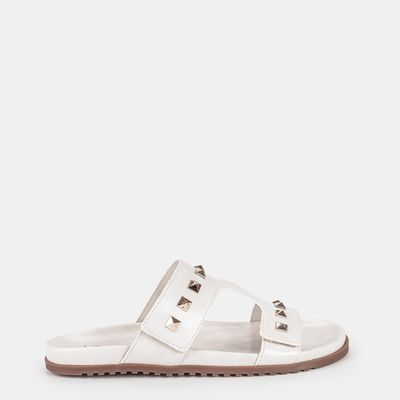 Papete C/ Velcro E Spikes Off White