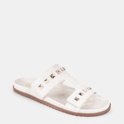 Papete C/ Velcro E Spikes Off White