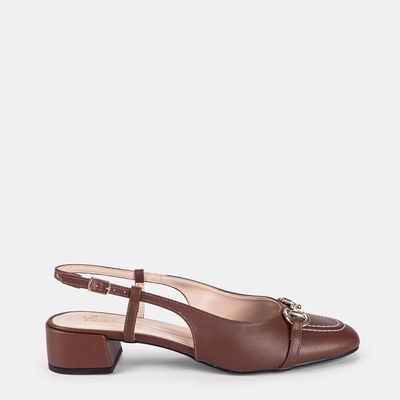 Chanel C/ Enfeite Dourado Marrom Claro