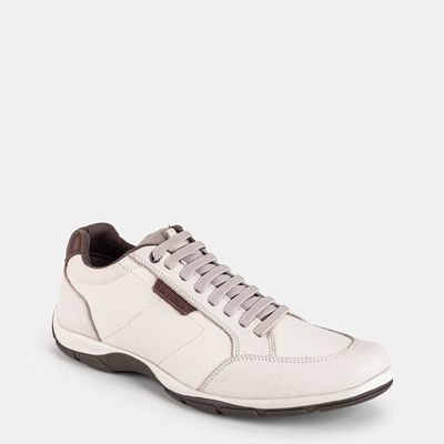 Sapatênis Ferricelli C/ Zíper Off White