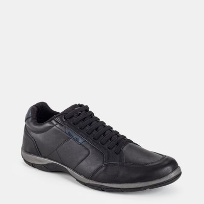 Sapatênis Ferricelli em Couro C/ Zíper Preto 2