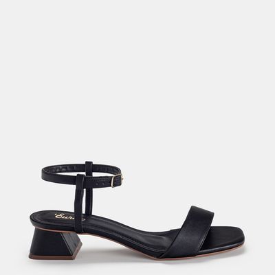 Sandália C/ Amarração Em Fita Preto