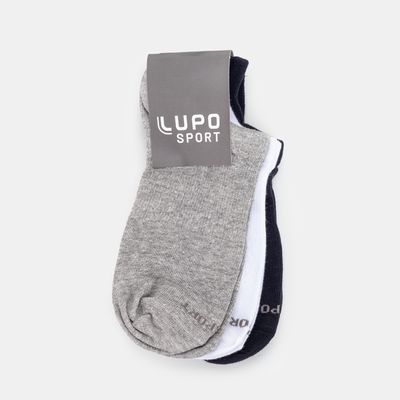 Kit de 3 meias Lupo Sport Multicor