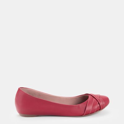 Sapatilha Bico Redondo Marsala