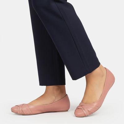 Sapatilha Bico Redondo Nude