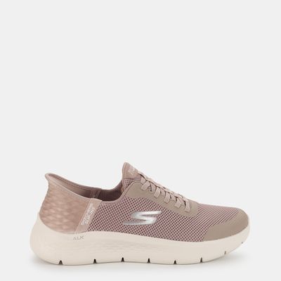 Tênis Skechers Go Walk Flex Grand Entry Bege