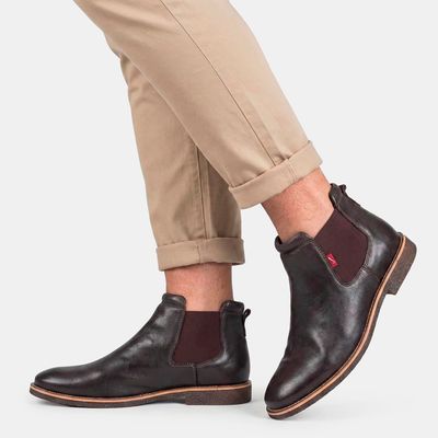 Bota Chelsea Ferracini Café